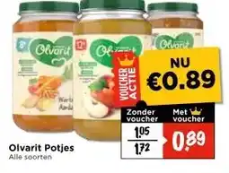 Vomar Voordeelmarkt Olvarit Potjes aanbieding