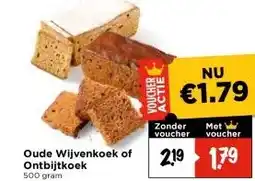 Vomar Voordeelmarkt Oude Wijvenkoek of Ontbijtkoek aanbieding