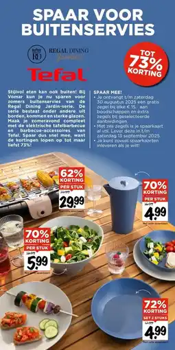Vomar Voordeelmarkt SPAAR VOOR BUITENSERVIES aanbieding