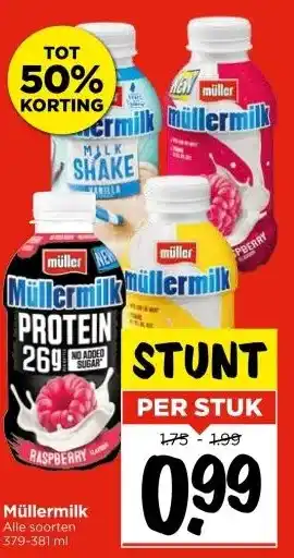 Vomar Voordeelmarkt Müllermilk aanbieding