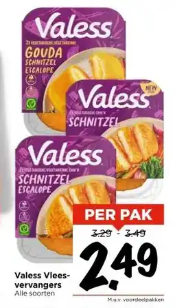 Vomar Voordeelmarkt Valess Vleesvervangers aanbieding