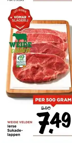 Vomar Voordeelmarkt WEIDE VELDEN lerse Sukadelappen aanbieding
