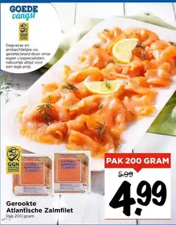 Vomar Voordeelmarkt Gerookte Atlantische Zalmfilet aanbieding