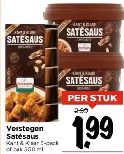 Vomar Voordeelmarkt Verstegen Satésaus aanbieding