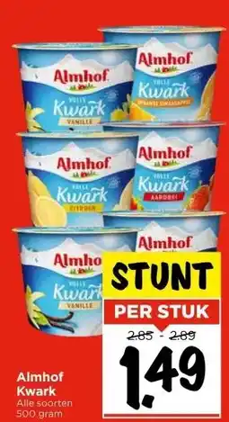 Vomar Voordeelmarkt Almhof Kwark aanbieding
