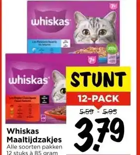 Vomar Voordeelmarkt Whiskas Maaltijdzakjes aanbieding