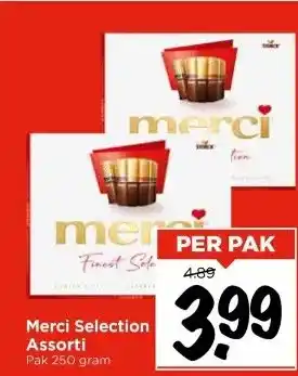 Vomar Voordeelmarkt Merci Selection Assorti aanbieding