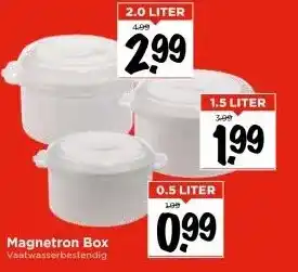 Vomar Voordeelmarkt Magnetron Box aanbieding