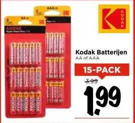Vomar Voordeelmarkt Kodak Batterijen aanbieding