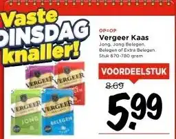 Vomar Voordeelmarkt Vergeer Kaas aanbieding