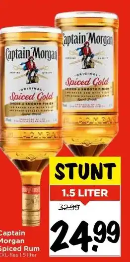 Vomar Voordeelmarkt Captain Morgan Spiced Rum aanbieding