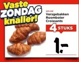 Vomar Voordeelmarkt Versgebakken Roomboter Croissants aanbieding