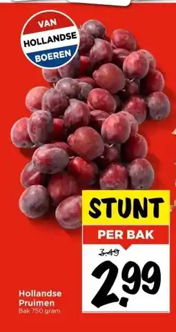 Vomar Voordeelmarkt Hollandse Pruimen aanbieding