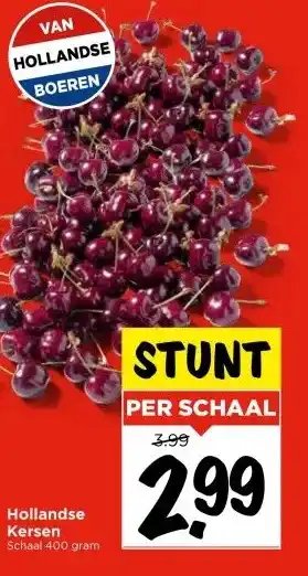 Vomar Voordeelmarkt Hollandse Kersen aanbieding