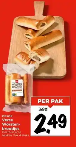 Vomar Voordeelmarkt Verse Worsten- broodjes aanbieding