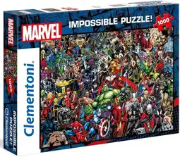 Amazon Clementoni Volwassen Puzzel, Marvel - 1000 Stukjes - Impossible Puzzle, 14-99 jaar, 39411 aanbieding
