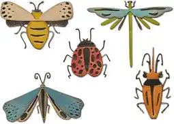 Amazon Sizzix Thinlits Die Set 5PK Funky Insecten door Tim Holtz, 665364, veelkleurig, één maat aanbieding