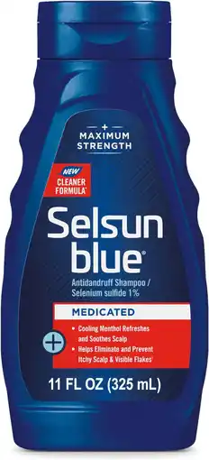 Amazon Chattem Selsun Blue Dandruff Shampoo - Medicinaal 11 fl.oz aanbieding
