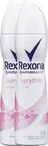 Bol.com Rexona Women Dry Biorythm - 200 ml - Deodorant Spray aanbieding