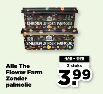 PLUS Alle The Flower Farm Zonder palmolie aanbieding