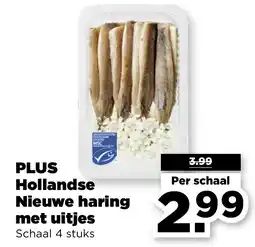 PLUS PLUS Hollandse Nieuwe haring met uitjes aanbieding