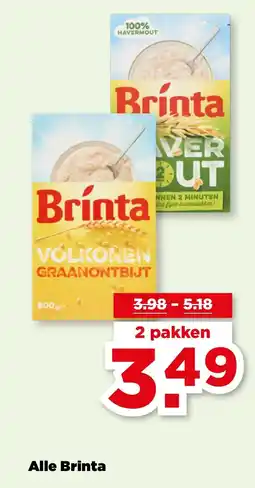 PLUS Alle Brinta aanbieding