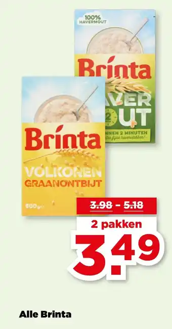 PLUS Alle Brinta aanbieding