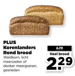 PLUS PLUS Korenlanders Rond brood aanbieding
