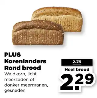 PLUS PLUS Korenlanders Rond brood aanbieding