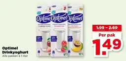PLUS Optimel Drinkyoghurt aanbieding