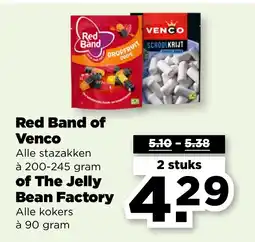 PLUS Red Band of Venco of The Jelly Bean Factory aanbieding