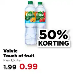 PLUS Volvic Touch of fruit aanbieding