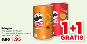 PLUS Pringles aanbieding