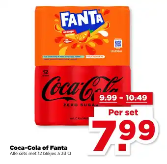 PLUS Coca-Cola of Fanta aanbieding