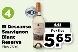 PLUS El Descanso Sauvignon Blanc Reserva aanbieding