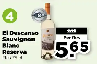 PLUS El Descanso Sauvignon Blanc Reserva aanbieding