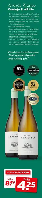 PLUS Andrés Alonso Verdejo & Albillo aanbieding