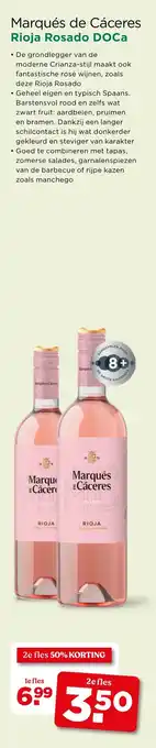 PLUS Marqués de Cáceres Rioja Rosado DOCa aanbieding