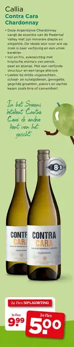 PLUS Callia Contra Cara Chardonnay aanbieding