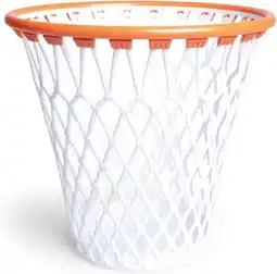 Amazon Excelsa Basketbalmand, prullenmand, polypropyleen, wit, 32 x 30 x 32 cm aanbieding