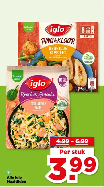 PLUS Alle Iglo Maaltijden aanbieding