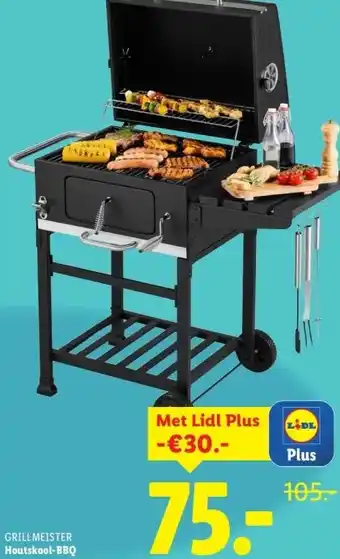 Lidl Houtskool-BBQ aanbieding