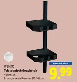 Lidl Telescopisch doucherek aanbieding