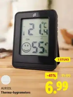 Lidl Thermo-hygrometers aanbieding