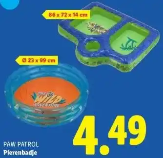 Lidl Pierenbadje aanbieding