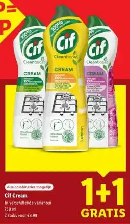 Lidl Cif Cream aanbieding
