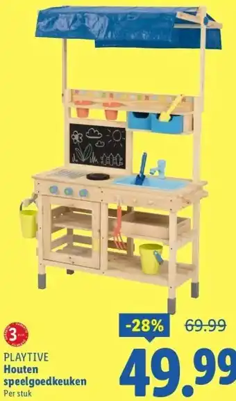 Lidl Houten speelgoedkeuken aanbieding
