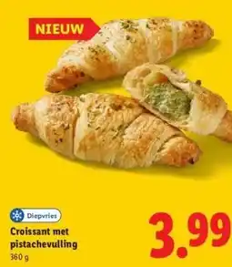 Lidl Croissant met pistachevulling aanbieding