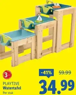 Lidl Watertafel aanbieding