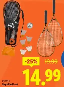 Lidl Rapid ball-set aanbieding
